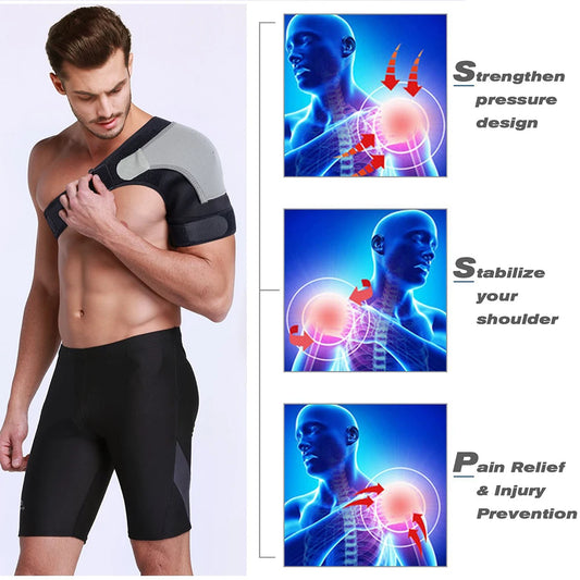 Shoulder Compression Brace with Ice Pack – Rotator Cuff & Arthritis Relief